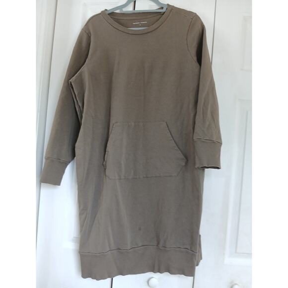 UNIVERSAL STANDARD Bree Sweatshirt Dress Pima Cotton Size Small/ 14-16 - Picture 1 of 9